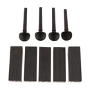 5pcs Ebony Violin Tuning Pegs Violin Making Materials