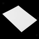 5pcs ABS Styrene Plastic Flat Sheet Plate Craft 0.5mm x 200mm x 250mm, White