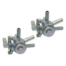 2pcs 3-Way Gas Fuel Petcock Tap Valve Switch Universal For Motorcycle Dirt Bike