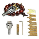 16Pcs/Set Wooden Bead Maker Beads Drill Bit Mill Cutter Set Woodwork Tool M F1R3