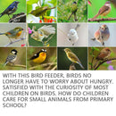 2020 Bird Feeder Hanging for Garden Yard Decoration Hexagon Shaped With Roof