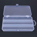 3 Compartments PP Fishing Bait Box Single Layer Fishing Hook Storage Case