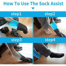 Sock Aid Kit Slider for Putting On Socks for Elderly Handicapped