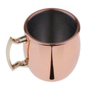 Small Moscow Mule Copper Mugs- Handcrafted Heavy Mug Cups with Double Walled -