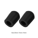 2pcs/set Rubber Tips Black for Upright Double Bass Endpin Accessories