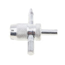 4Pcs Wheel Rim Tire Valve Stem Core + Valve Core Remover Tool for Auto Car