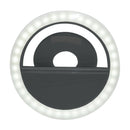 LED Selfie Ring Light Macro Flash Light for Mobile Phone Camera (Black)