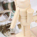 Wooden Walnut Soldier Merry Christmas Decor for Home Xmas Gift for Kids   OZ