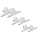6Pcs Bulldog Grip Clip Food Sealer Bag Clamp Paper Document Ticket Binder