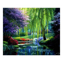 River Scenery Painting Embroidery DIY 5D Full Drill Diamond Cross Stitch