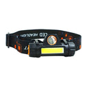 Portable Mini Led Head light lamp Flashlight Waterproof Q5+Cob Headlight fo O5U2