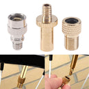 3pcs Bike Bicycle Presta to Schrader Valve Adapters Valve Extension Pump To Hn
