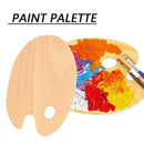 8inch x 12inch Wood Artist Painting Palette M7 L7T1