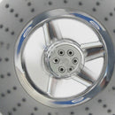 2Pcs/Set Water Saving Shower Head Top Rain Shower Head + Handheld Sprinkler