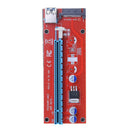 PCI Express Riser Card 1x to 16x USB3.0 Cable Power Wire for Bitcoin Mining