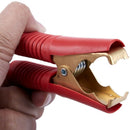 100A Car Battery Test Lead Insulated Crocodile Alligator Clip lamp Red