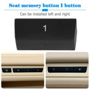 Car Power Seat Switch 1 Button Cover Cap for 5 Series F10 GT 7 Series F02