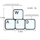 Retro Letters Keyboard Pin Brooches Creative Badges Unisex Jacket Jewelry Gifts