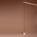 Dangle Wooden Rod Play Training Elastic Rope Cat Bell Toys Faux Mouse