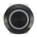4Pin 12mm 12V Angel Eye LED Light Metal Push Button Momentary Switch Waterproof