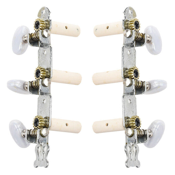 6pcs Classical Guitar Tuning Pegs Machine Heads Oval Button
