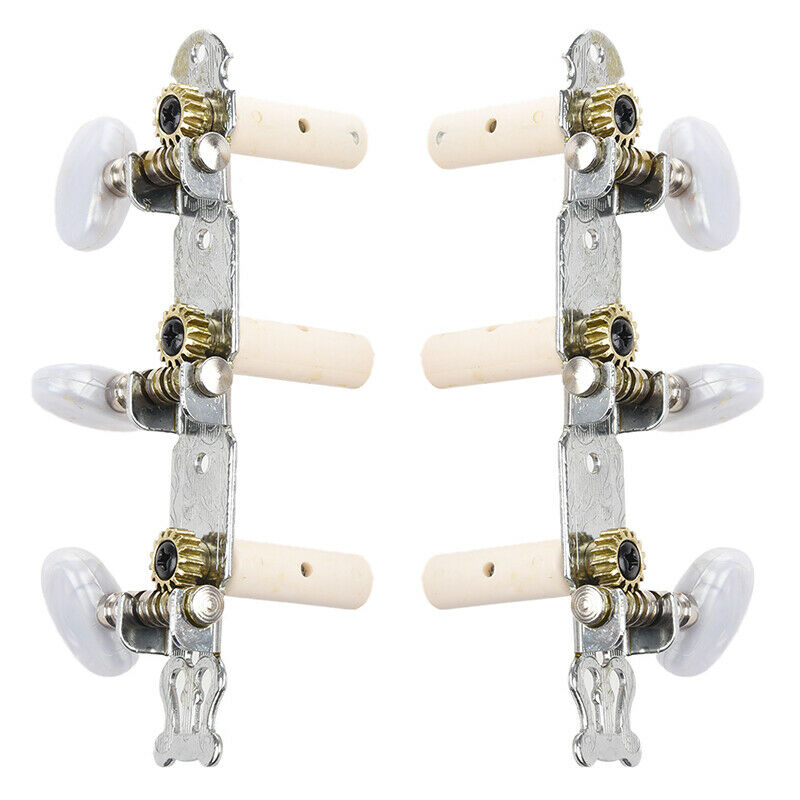 6pcs Classical Guitar Tuning Pegs Machine Heads Oval Button