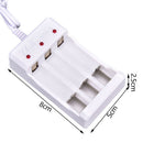 3-Slot USB Battery Charger Smart Charging For High Quality Rechargeable BatS Hn
