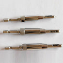 3 Size Self Centering Hinge Cabinet Door Hardware Wood Drill Bit Set 7/64 9