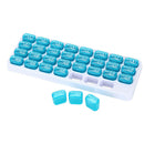 Pill Box Monthly 31 Days Medicine Storage Portable Case Folding Travel Use