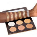 6 colors Palette MakeUP Highlight Face Powder Contour Fashion Concealer