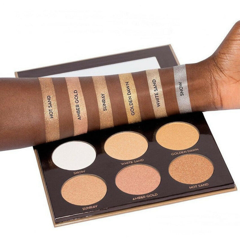 6 colors Palette MakeUP Highlight Face Powder Contour Fashion Concealer