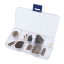 10pcs Rock Mineral Stone Amber Fossils Collection Education Science Specimen