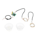 Transparent Analog DIY LED Light Thumb Sticks Mod Clear Thumbsticks For PS4 Xbox