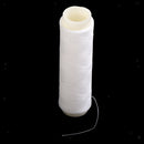 High Tensile Bait Elastic Thread 200m Spool Dead Baits Sea Fishing Tackle White.