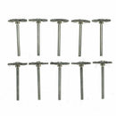 10x 22mm Steel rotary brushl Wire wheel Brushes For Grinder T6Z8 Rotary Too X1I4