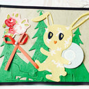 Cutting Dies Scrapbooking DIY Craft Metal Paper Card Rabbit Cartoon Stencil