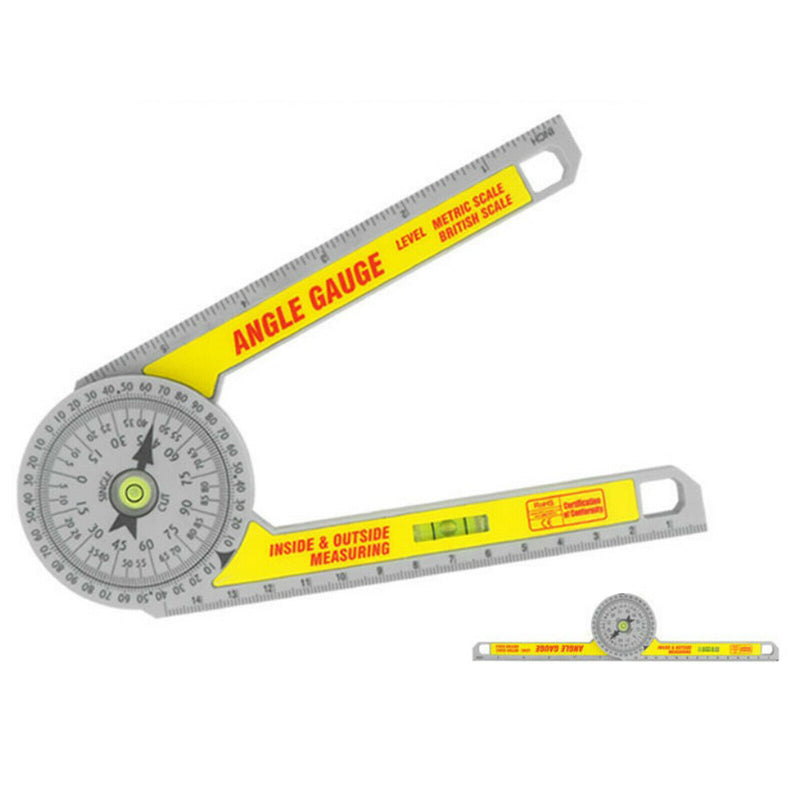 Miter Saw Protractor Arm Measuring Ruler for Carpenters Home Use Baseboard