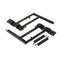 2pcs Steel Lift Up Coffee Table Mechanism Hardware Furniture Hinge Fitting E4R0
