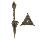 Tibetan Vajra Dorje Phurba Amulet Symbol for Meditation Prayer - Nepal Buddhism