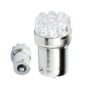 2 Pcs 1156 9 LED Car Lighting Bulb White Signal Turn Brake Stop Light 12 Volt