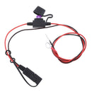 18AWG SAE Harness Extension Cable  DIY Connectors 3A Fuse