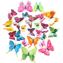 Creative Double-Layer Color Butterfly Wall Paste 12  color A