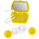 Portable Travel Glasses Cartoon Pattern Contact Lens Box for Eyes Care Kit A