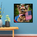 Full Round Drill Picture DIY Costume Dog Diamond Painting Poster (W573)