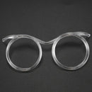 Glasses shape straw to drink - clear M7B2