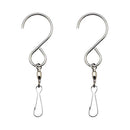 5Pcs Steel  Hooks Clips for Wind Chimes Hanging Plants Birdcage Party Ornaments