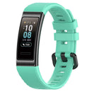 Soft TPU Watch Band Bracelet Wrist Strap for Huawei Band 3 Pro (Lake Blue) A