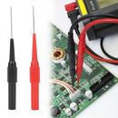 2Pcs/Set Red+Black Insulation Piercing Needle Non-destructive Test Probes Tool