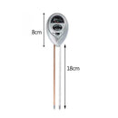 1pc Soil PH Meter Tester Moisture Acidity Sensor Sunlight Tools Probe Garde Z9U4