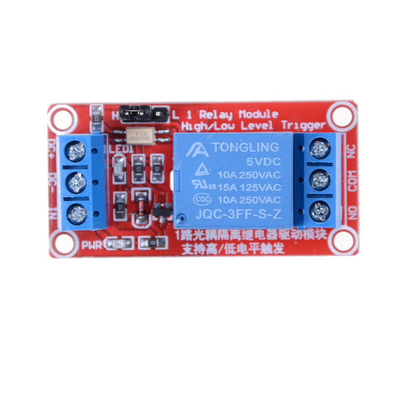 5V 1 Channel Relay Board Module With Optocoupler LED for Arduino PiC ARM AVR  Fw